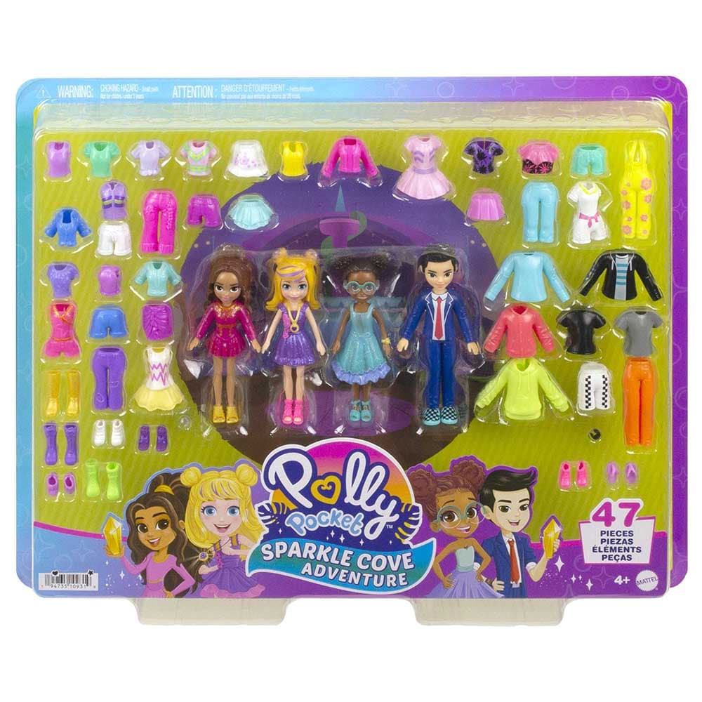 Polly Pocket - Sparkle Cove Fashion Pack - 47pcs