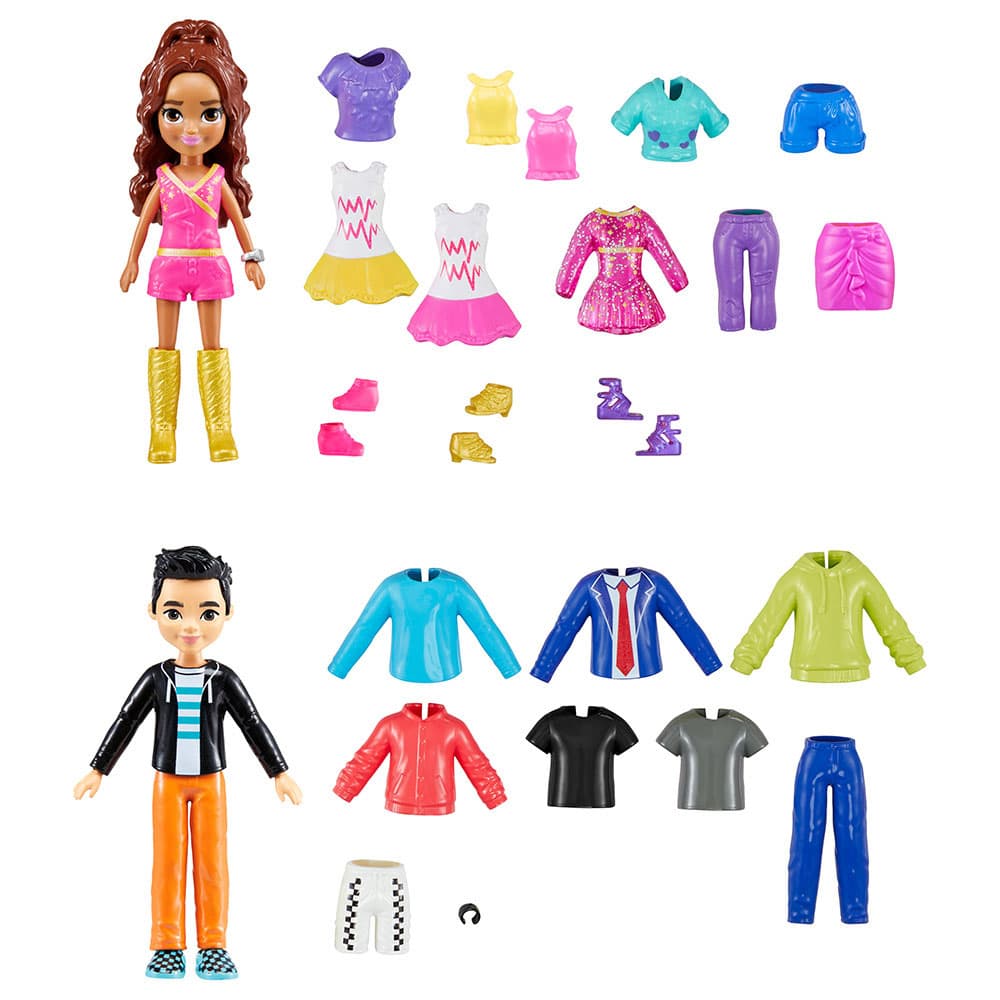 Polly Pocket - Sparkle Cove Fashion Pack - 47pcs