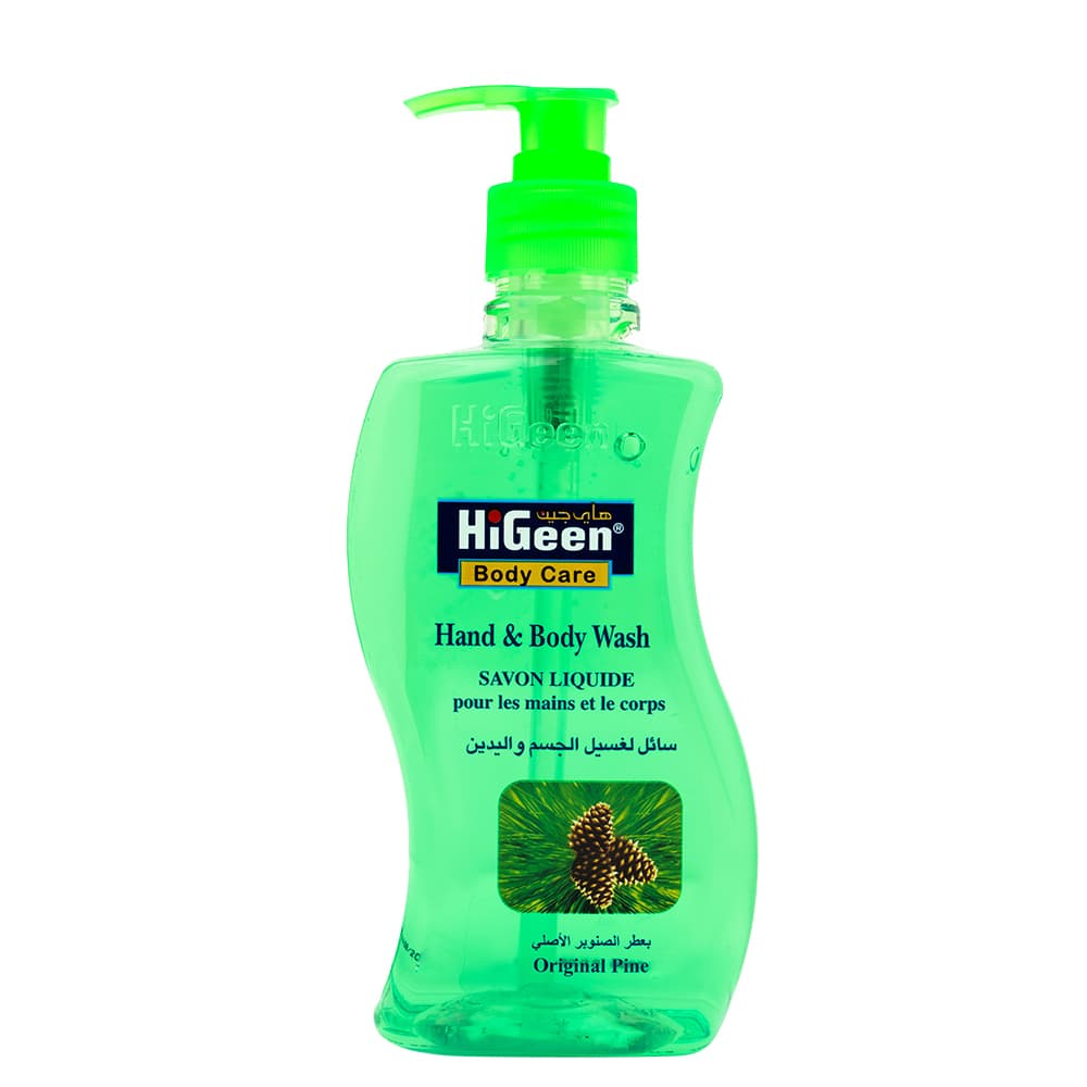 HiGeen - Wavy Antiseptic Hand And Body Wash - Original Pine - 500 ml