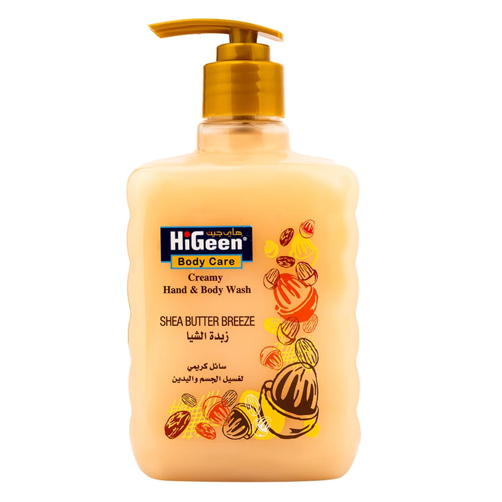 HiGeen - Creamy Hand And Body Wash - Shea Butter Breeze - 500 ml