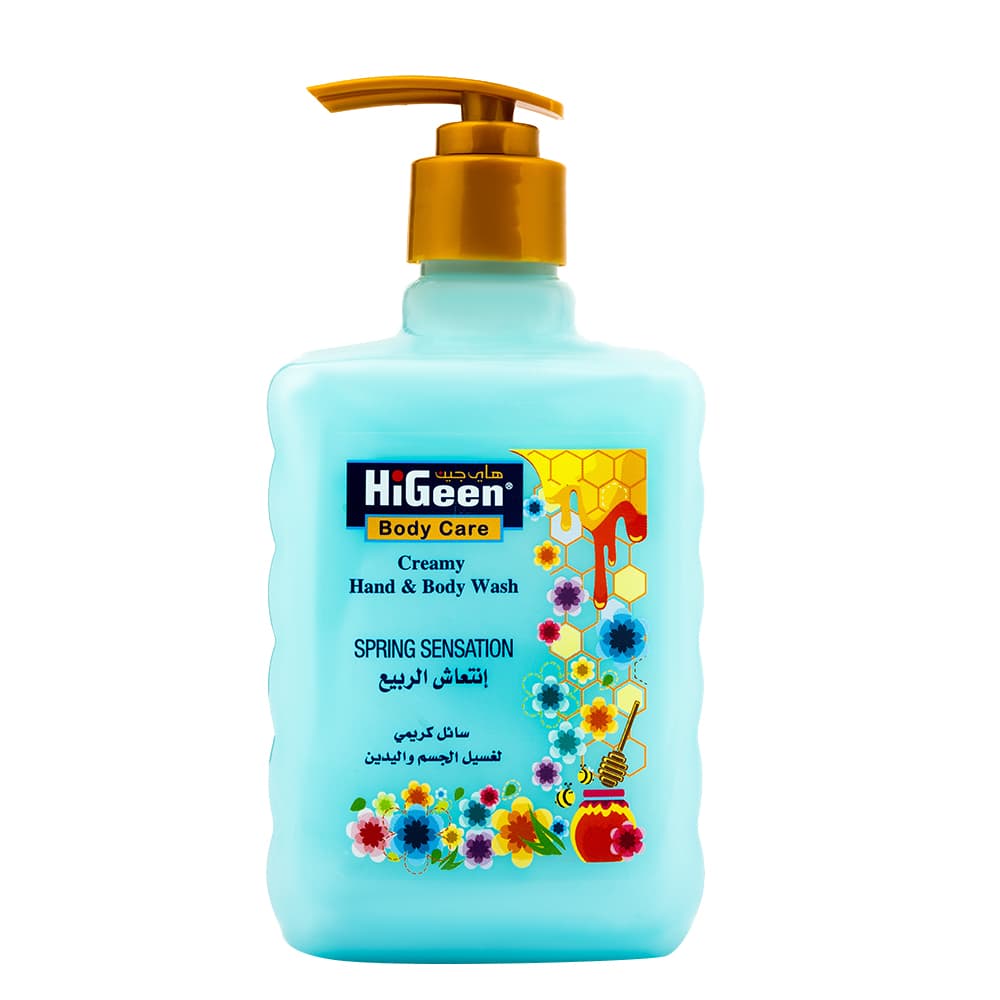 HiGeen - Creamy Hand And Body Wash - Spring Sensation - 500 ml