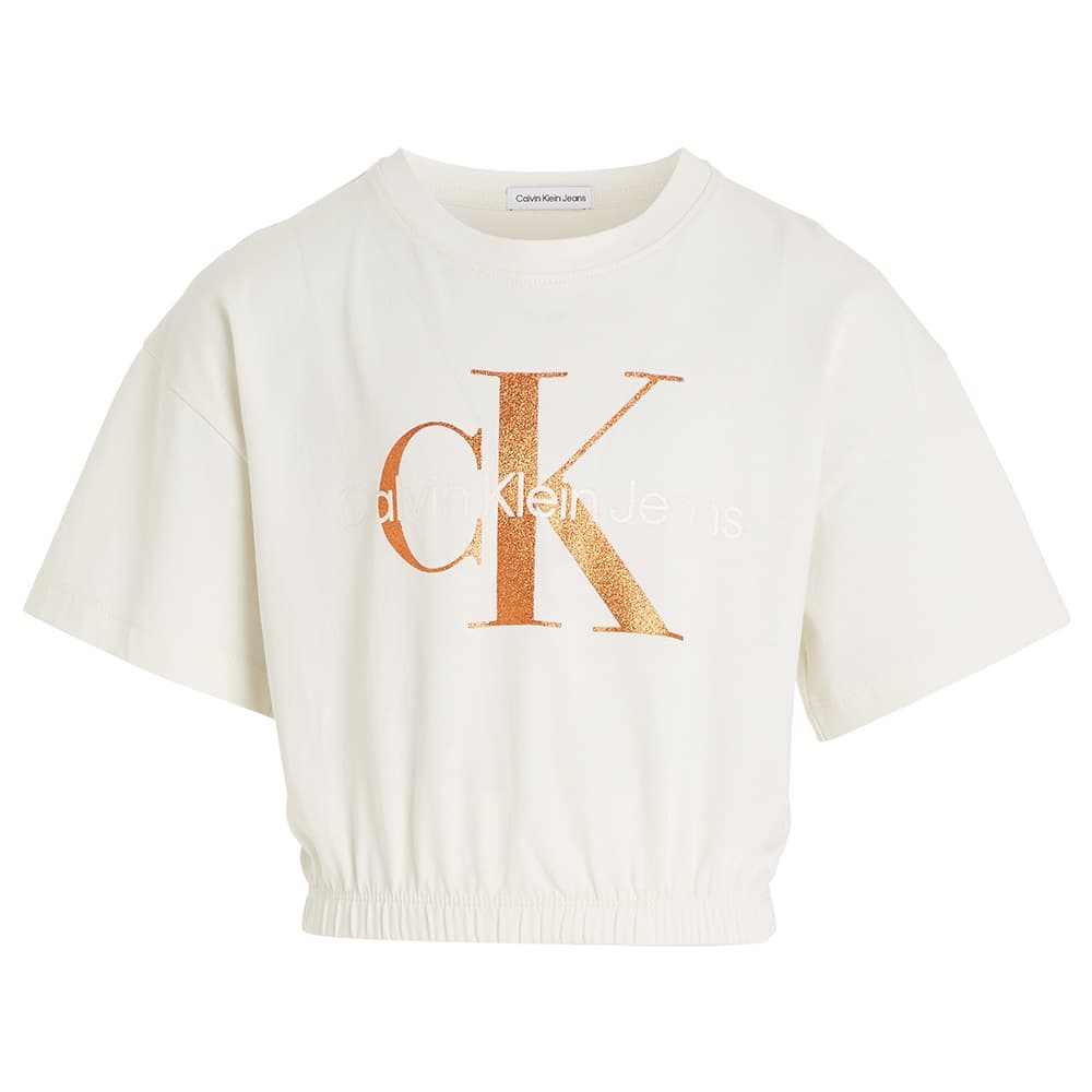 Calvin Klein - Bronze Monogram T-Shirt - Ivory