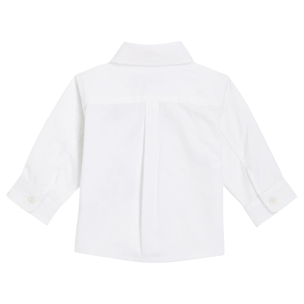 Calvin Klein - Poplin Long Sleeve Shirt - White