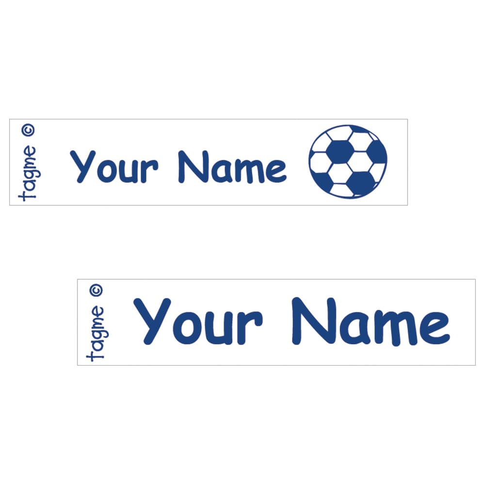 TagMe - Personalised Iron-On Clothing Labels - Blue - Pack of 50