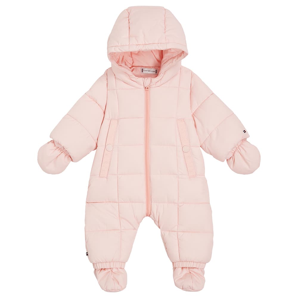 Tommy Hilfiger - Baby Monotype Tape Ski Suit - Pink