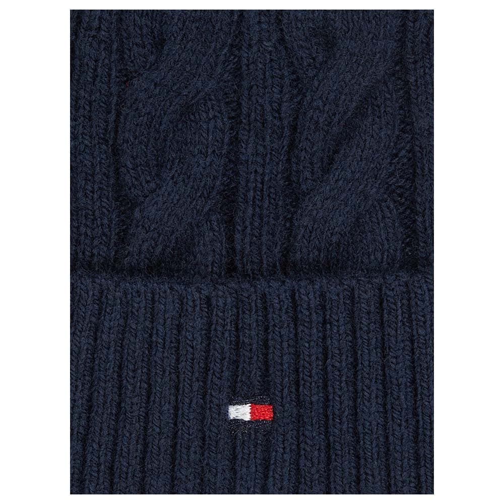 Tommy Hilfiger - 3pc-Set - Cable Knit Matching Suit & Beanie Cap - Blue