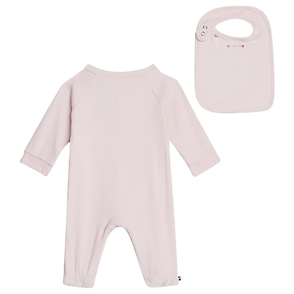 Tommy Hilfiger - 2pc-Set - Baby Rib Sleepsuit Giftbox - Pink