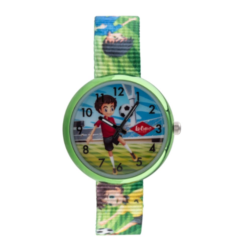 Lee Cooper - Kids Analog Dial Watch - Green/Blue - 30 mm