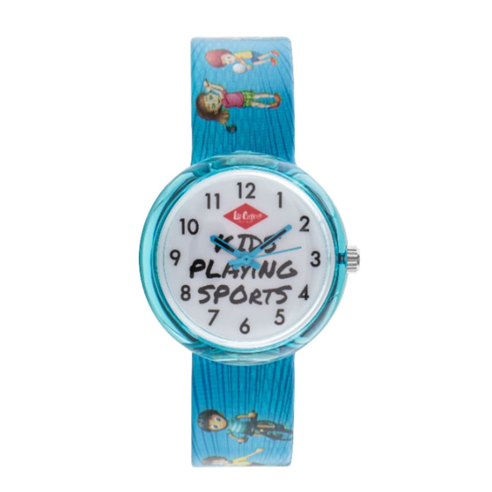 Lee Cooper - Kids White Dial Analog Watch - Blue - 30 mm