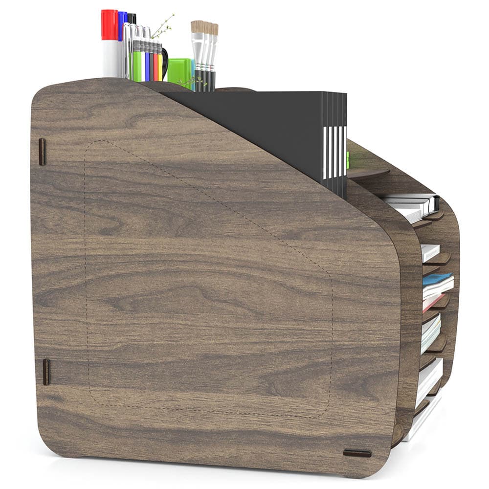 Home Canvas - Cosmo Organizer - X-Large - Walnut