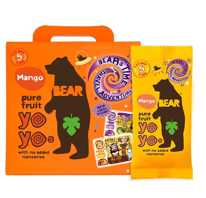 Bear - Mango Fruit Roll - 20g - Pack of 5