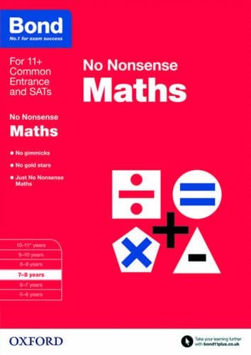 Bond No Nonsense Maths 7-8 Years