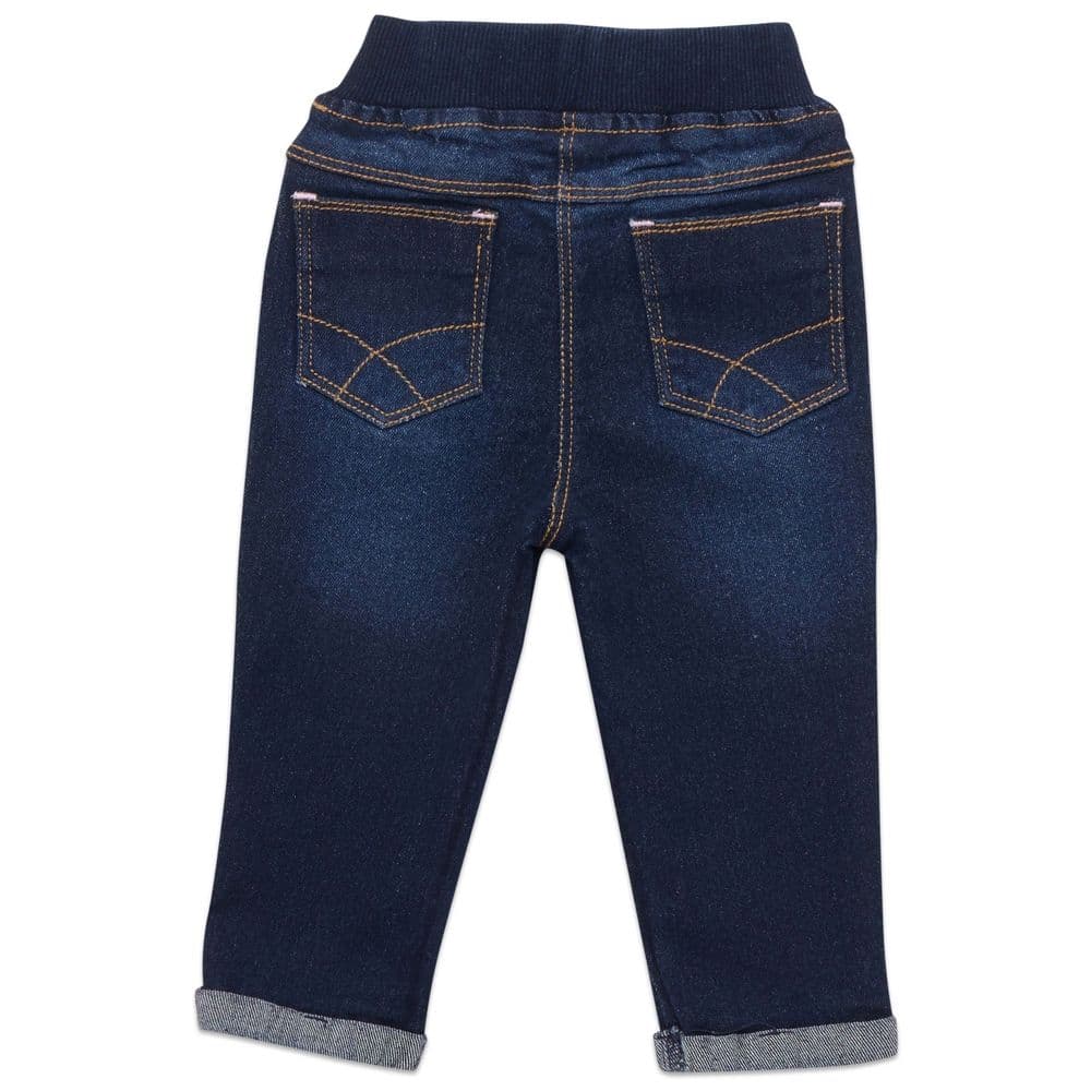 Little Kangaroos - Baby Girl Denim Jeans - Navy Blue