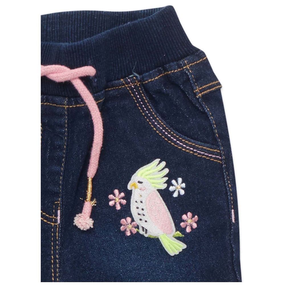 Little Kangaroos - Baby Girl Denim Jeans - Navy Blue