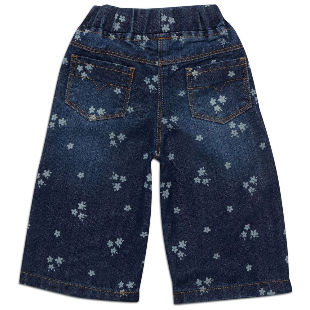 Little Kangaroos - Baby Girl Denim Jeans - Dark Blue