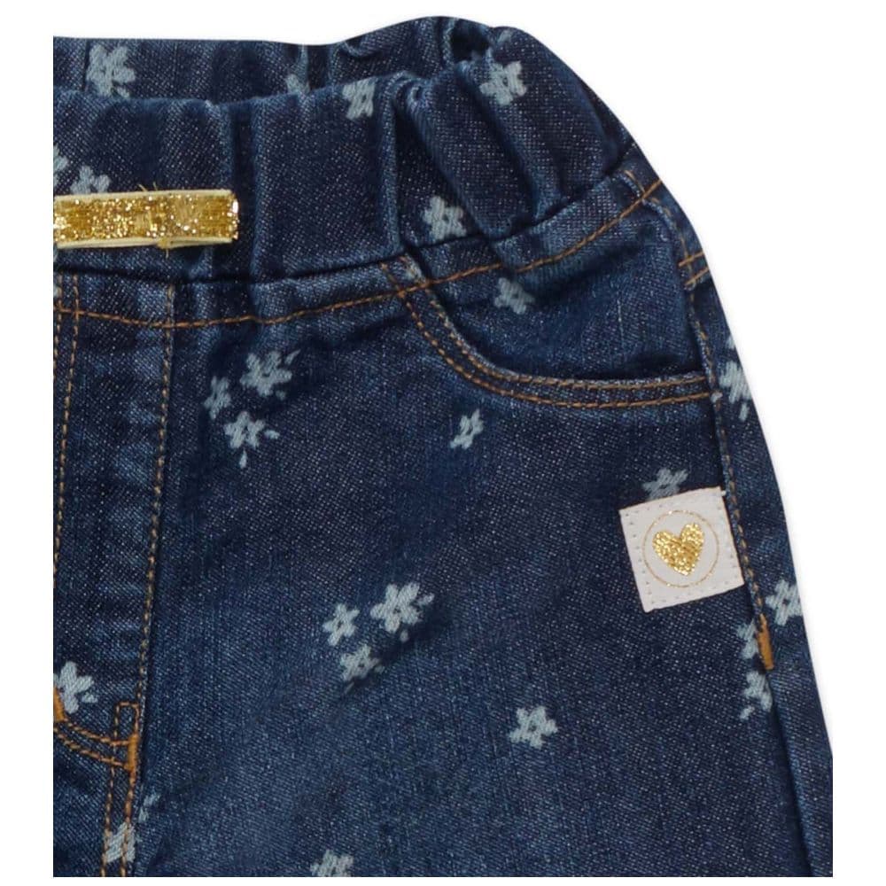 Little Kangaroos - Baby Girl Denim Jeans - Dark Blue