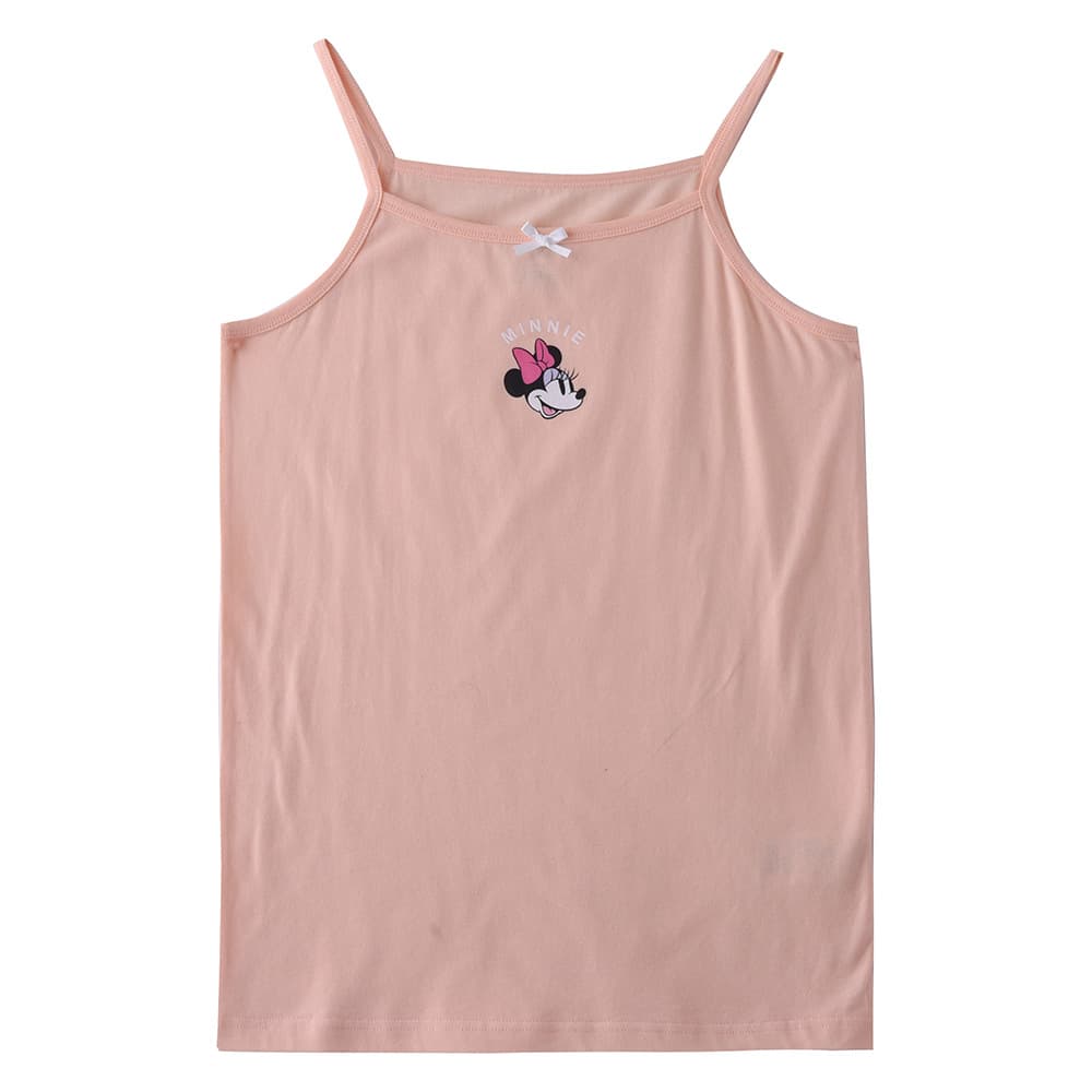 Minnie Mouse - 3pc-Set - Girl Printed Camisole - White/Pink