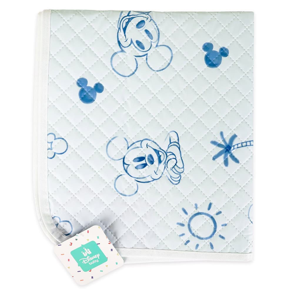 Disney - Baby Boy Disney Character Print Changing Mat - Blue/White