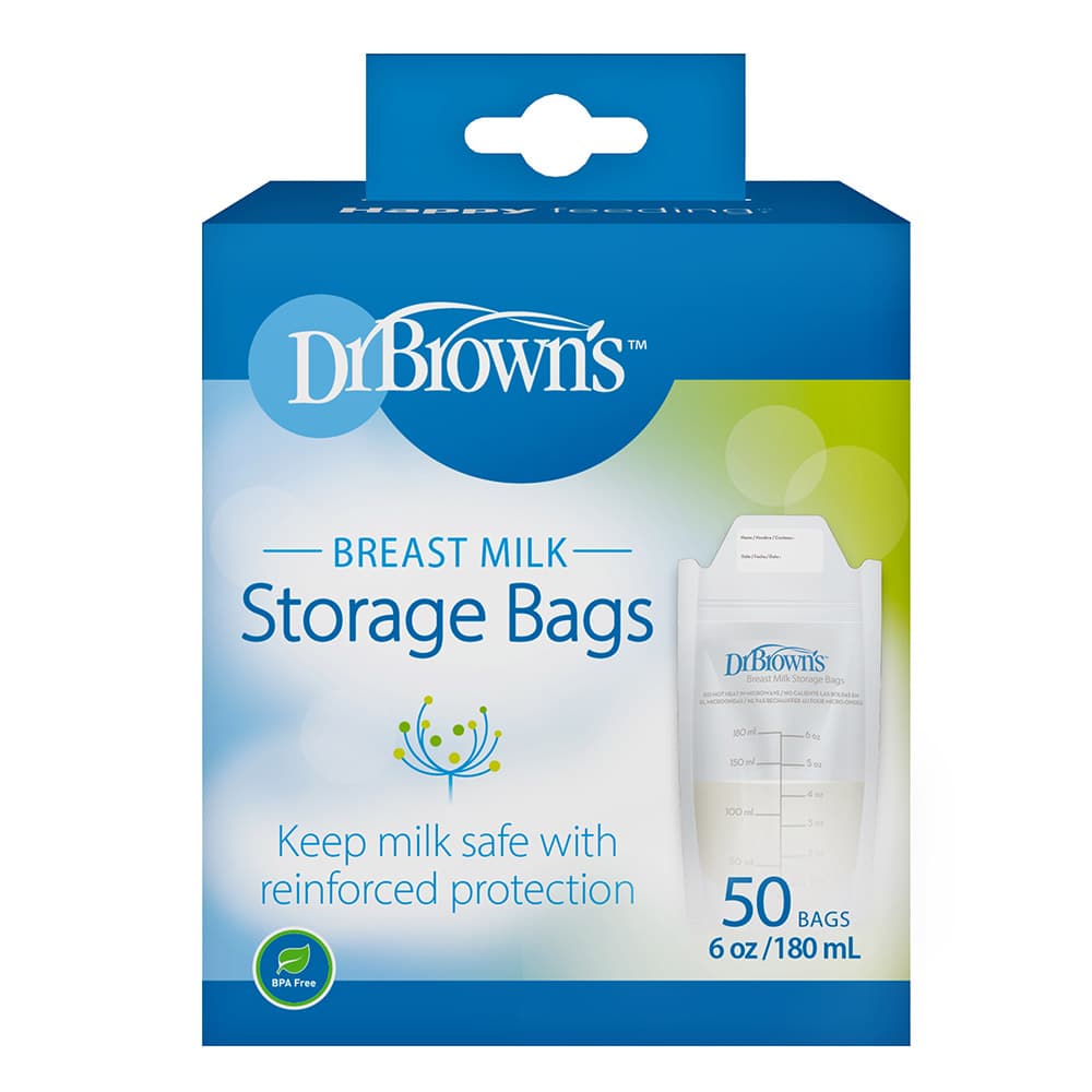 Dr. Brown's - Breastmilk Storage Bag - 180 ml - 50pcs