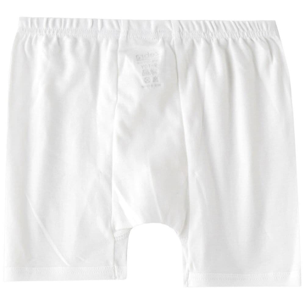 Zebra Crossing - Boys Cotton Half Pants - White