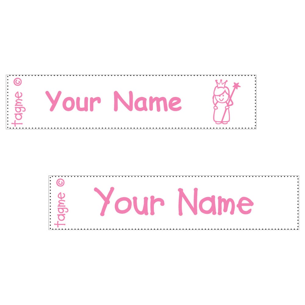 TagMe - Personalised Sew-On Labels - Pink - Pack of 50