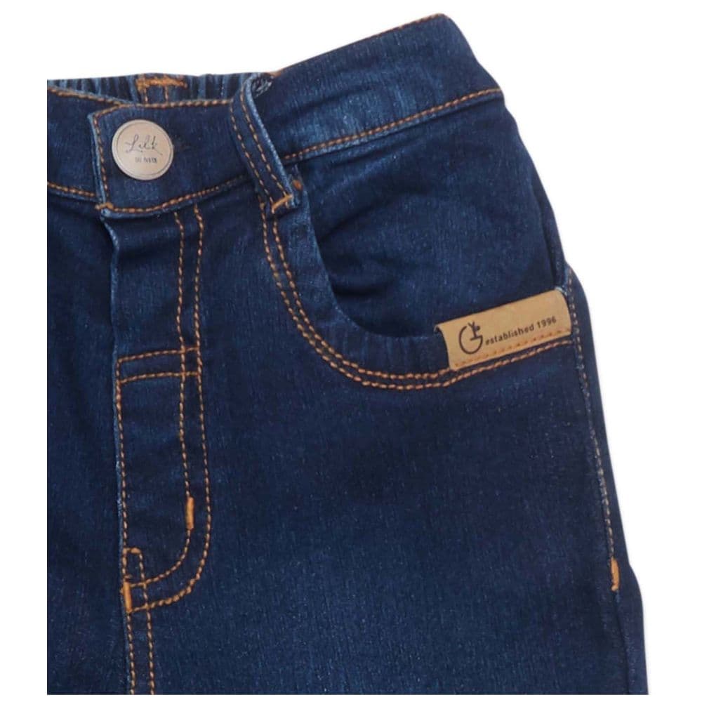 Little Kangaroos - Baby Boy's Jeans - Dark Blue