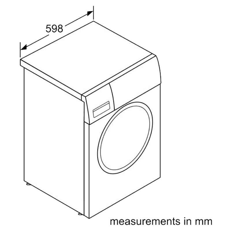 Siemens - Automatic Front Loader Washing Machine - 8 kg