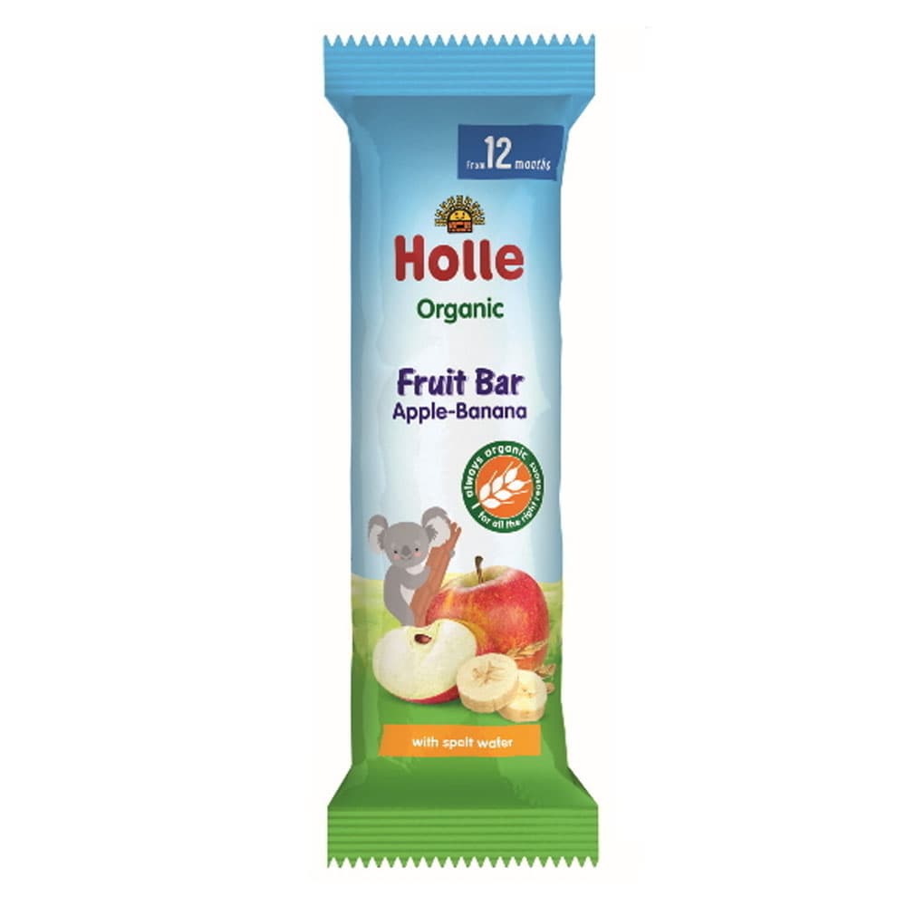 Holle - Organic Fruit Bar Apple & Banana 25g