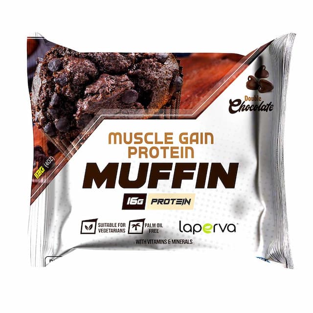 Laperva - Muscle Gain Protein Muffin - Double Chocolate - 113 g