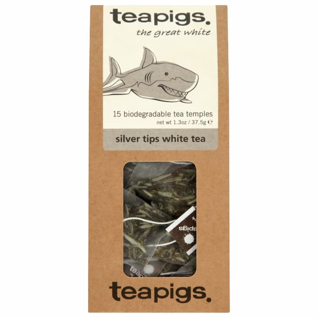 Ripe Organic - Teapigs Silver Tips White Tea Temples - 15pcs