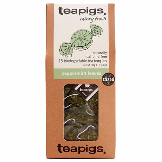 Ripe Organic - Teapigs Peppermint Leaves Temples - 15pcs