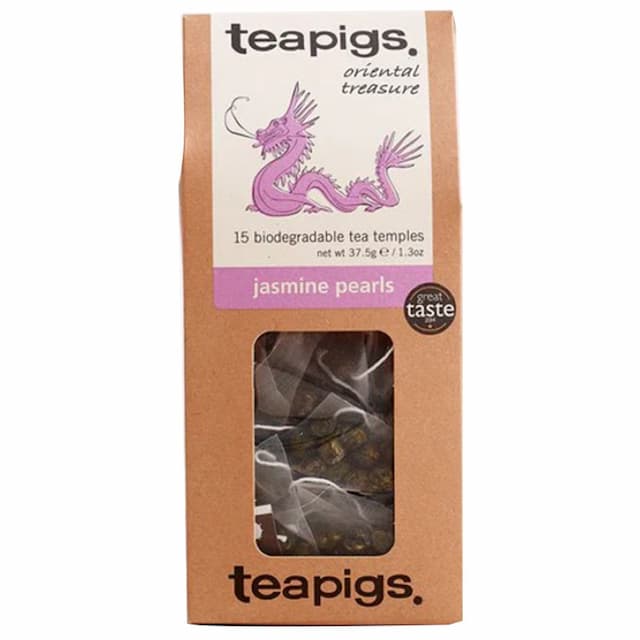 Ripe Organic - Teapigs Jasmine Pearls Temples - 15pcs