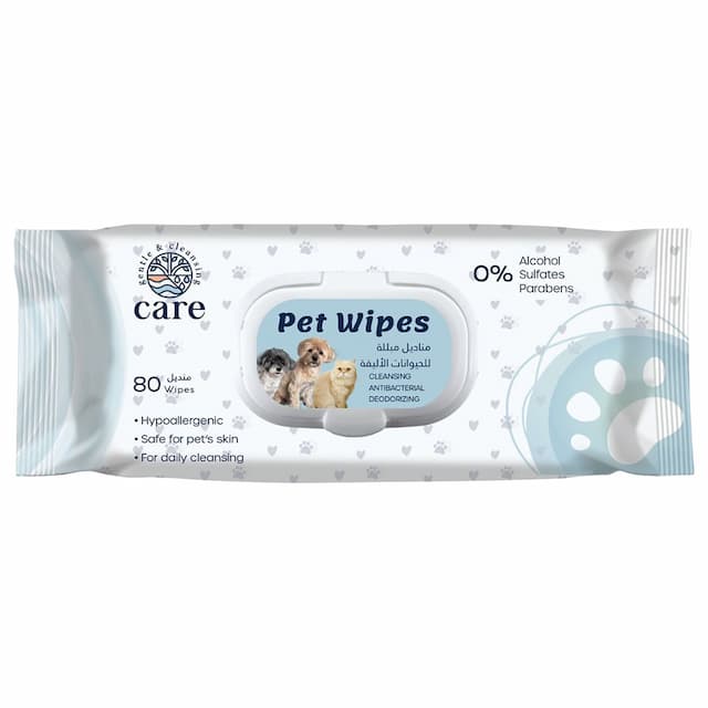 Care - Pet Wipes - Pack of 80