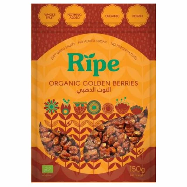 Ripe Organic - Organic Golden Berries Dried Fruits - 150 g