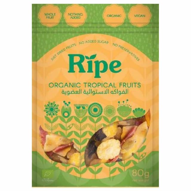 Ripe Organic - Organic Tropical Dried Fruits - 80 g