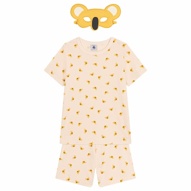 Petit Bateau - 2pc-Set - Boy's Cotton Koala Short Pajama Set - Beige