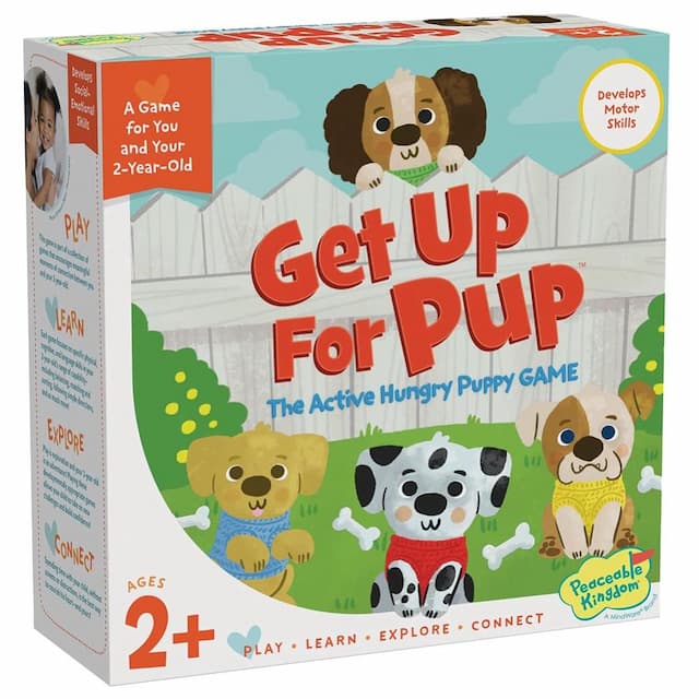 Peaceable Kingdom - Get Up For Pup Board Game