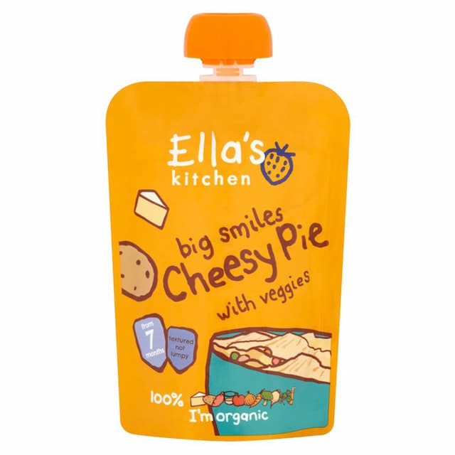 Ella's Kitchen - Big Smiles Cheesy Pie With Veggies 130g