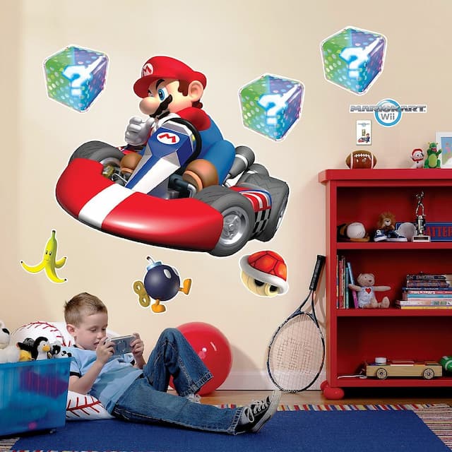 Room Mates Mario Kart Giant Wall Decal