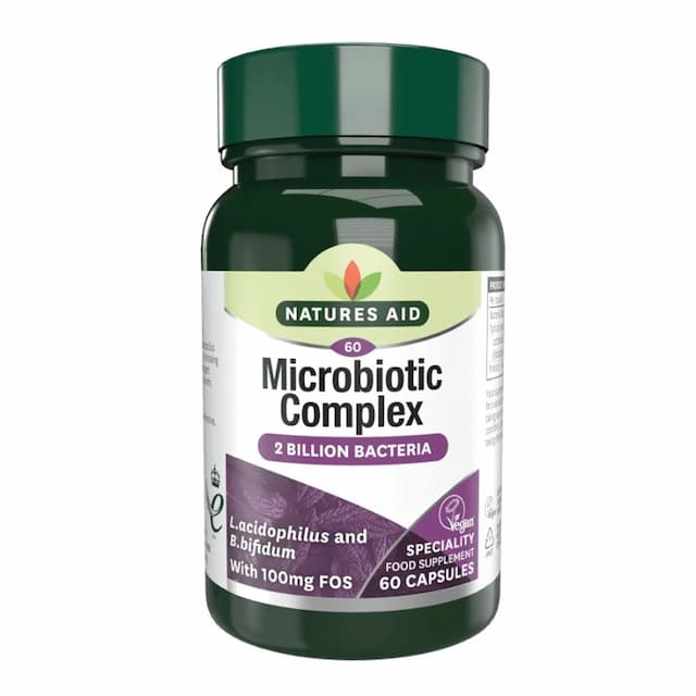 Natures Aid - Microbiotic Complex - 60 Capsules