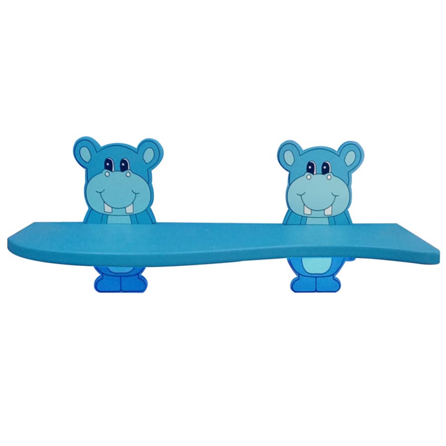 Cameltough - Kid Shelf with 2 Animal Brackets - Blue