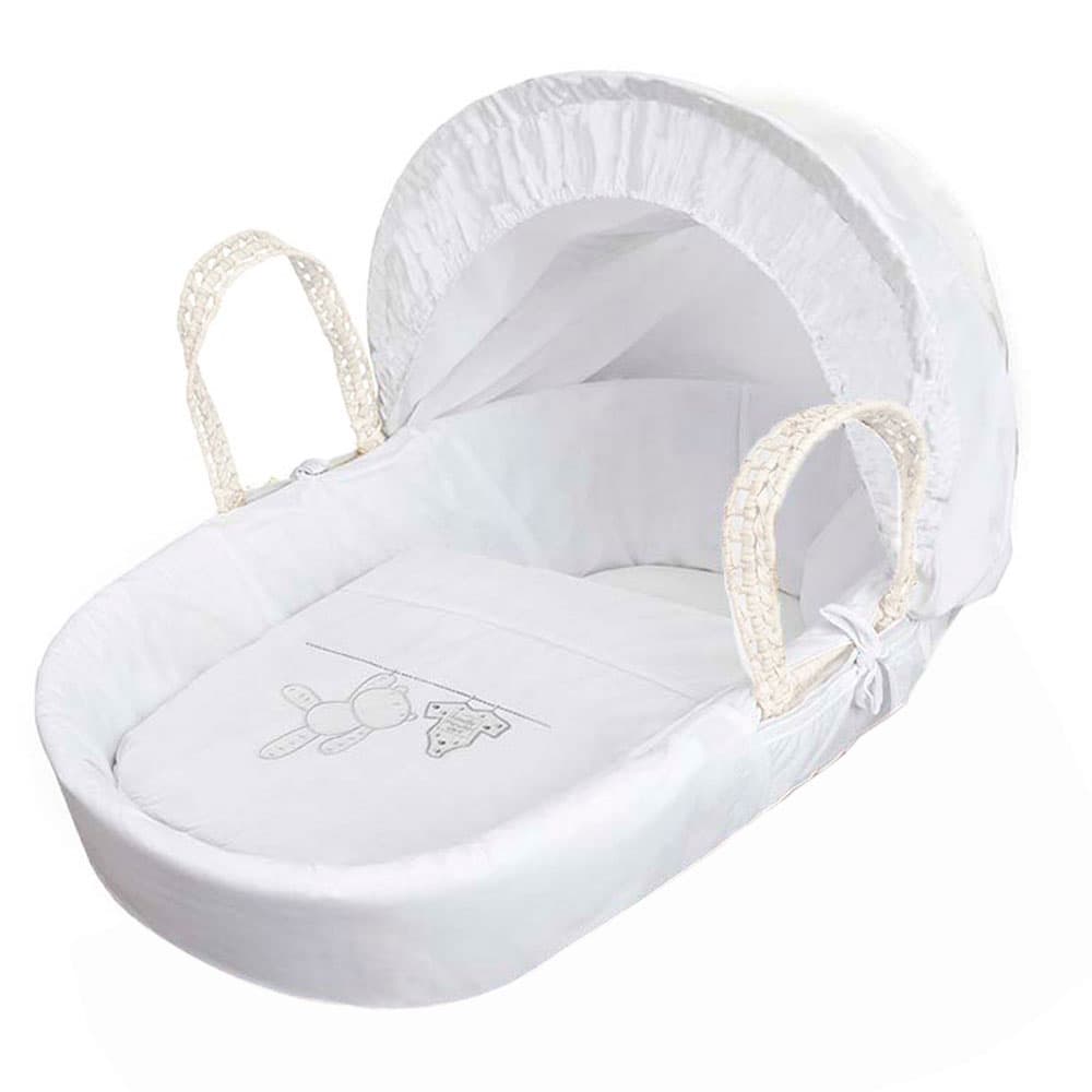 Kinder Valley - Teddy Washday Moses Basket Bedding Set Only