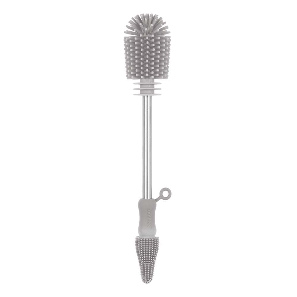 Haakaa - Double-Ended Silicone Bottle Brush - Suva Grey