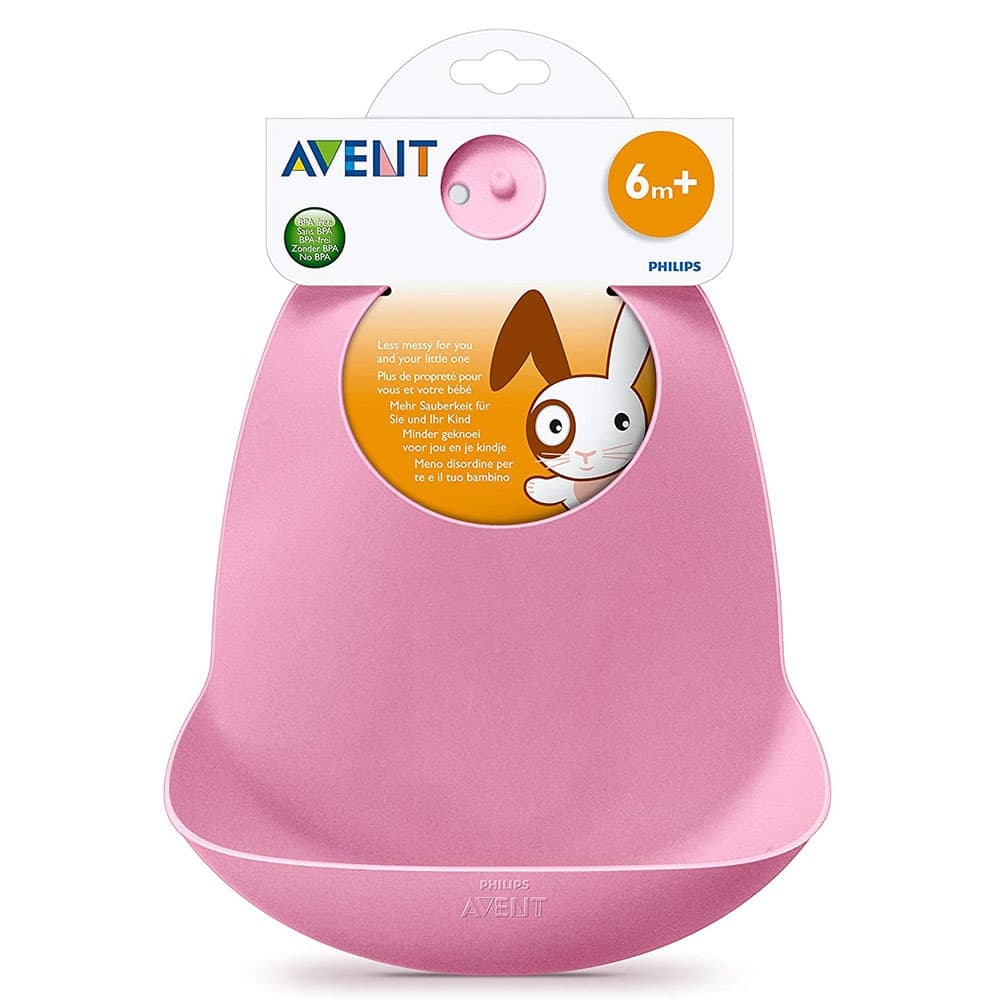 Phillips Avent Feeding Bib - Pink