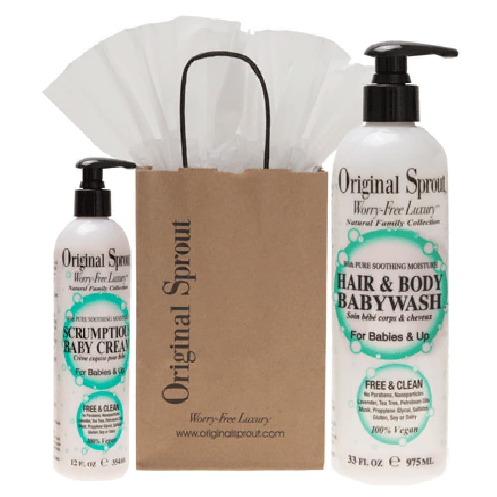 Original Sprout Holiday Kit - (Hair & Body 33 Oz + Scrumptious 12 Oz)