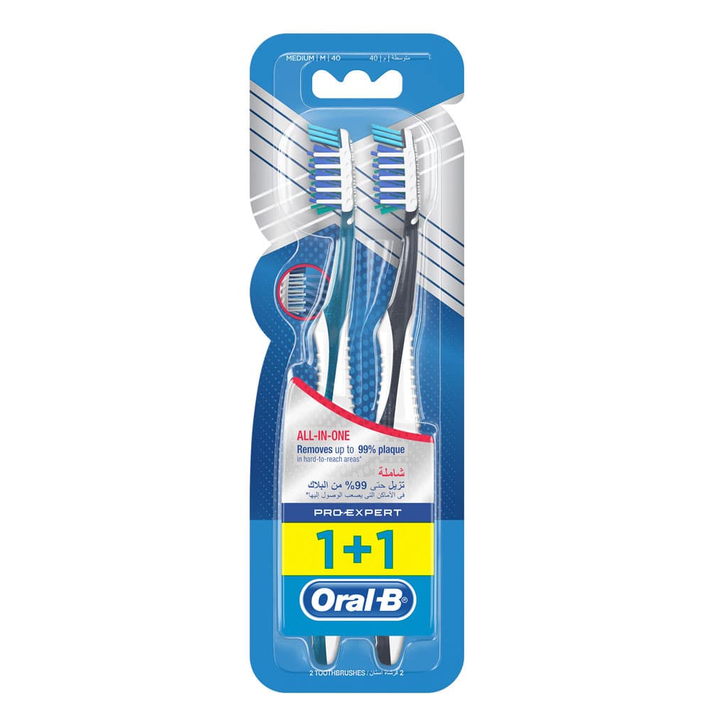 Oral-B Pro-Expert All In One Soft Manual Toothbrush 2 Count