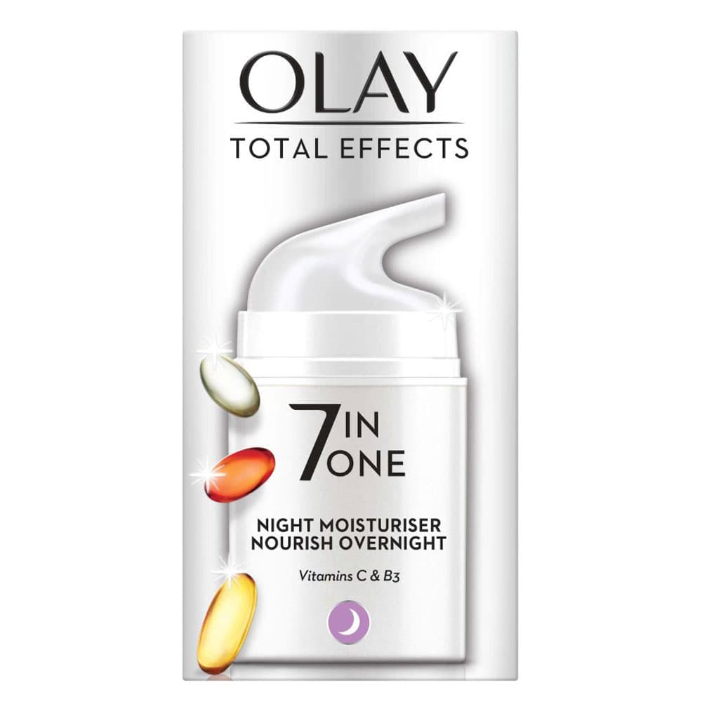 Olay Face Moisturizer Total Effects 7-in-1 Firming Night Cream With Vit B3 50g